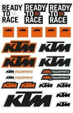 KTM STICKER SHEET KIT (79608978000)Sticker SheetSticker Sheet