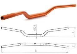 KTM HANDLEBAR FOR 85 SX (13-17)