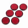 Gear Gremlin Red Round Adhesive Reflectors (6 Pieces) (GG321)