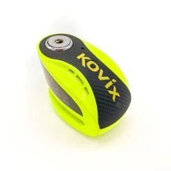 Kovix KNX10 10mm Alarmed Disc Lock - Fluo Green