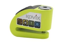 Kovix KD6 6mm Alarmed Disc Lock - Fluo Green