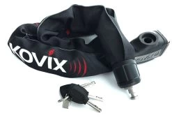Kovix KCL8 Alarmed Chain Lock (8mm X 1200mm) -Moto Gear Shop 0023543 kovix kcl8 alarmed chain lock 8mm x 1200mm 1