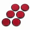 Gear Gremlin Red Round Adhesive Reflectors - 50 Pieces